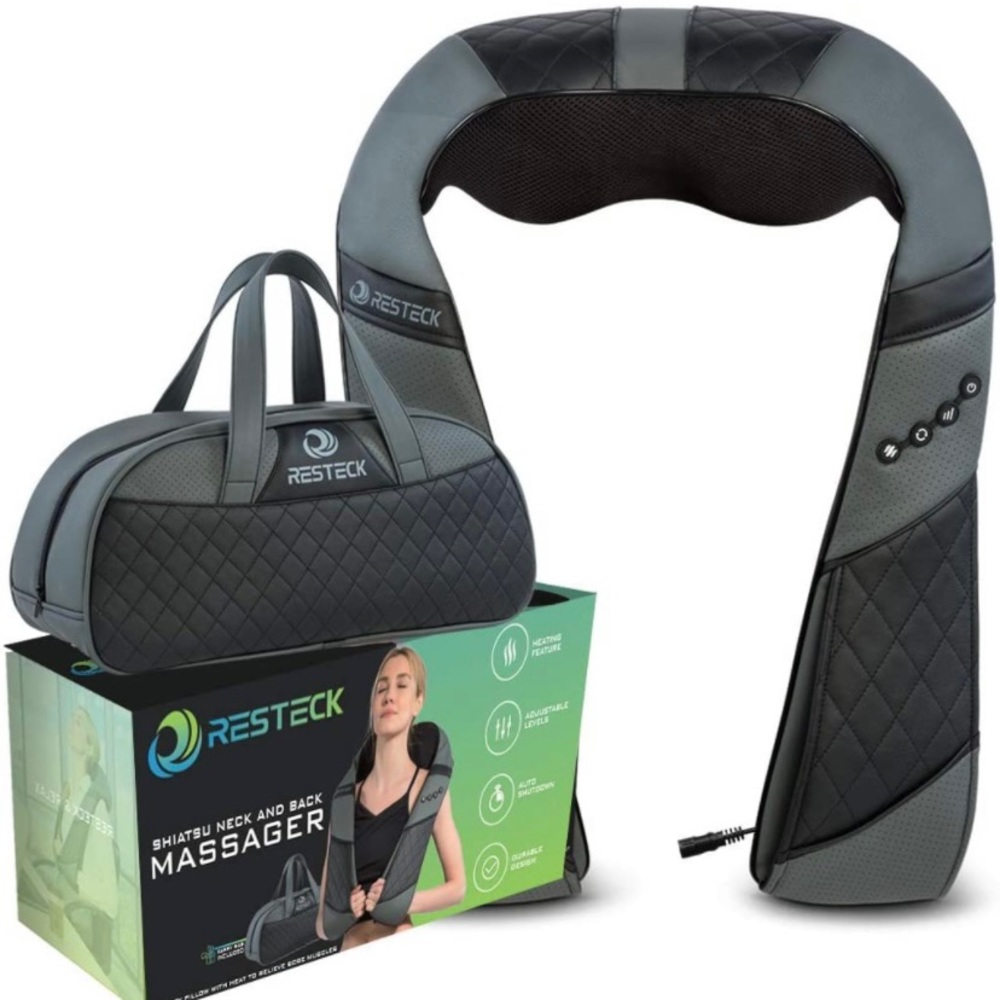 Resteck Shiatsu Neck and Back Massager - Open Box